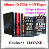 Album INITIA - RELIURE + ETUI - Couleur HAVANE - Avec 10 Pages (244073) Yvert et Tellier