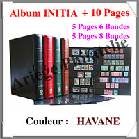 Album INITIA - RELIURE + ETUI - Couleur HAVANE - Avec 10 Pages (244073)