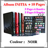 Album INITIA - RELIURE + ETUI - Couleur NOIRE - Avec 10 Pages (244074) Yvert et Tellier