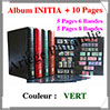 Album INITIA - RELIURE + ETUI - Couleur VERTE - Avec 10 Pages (244075) Yvert et Tellier