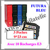 Reliure FUTURA - PACK avec 10 Recharges E3 - Reliure avec Etui  (27530) Yvert et Tellier