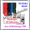 Reliure FUTURA - PACK avec 10 Recharges T10 - Reliure avec Etui  (27581) Yvert et Tellier