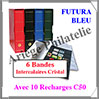 Reliure FUTURA - PACK avec 10 Recharges C50 - Reliure avec Etui  (27591) Yvert et Tellier