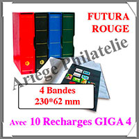 Reliure FUTURA - PACK avec 10 Recharges GIGA 4 - Reliure avec Etui  (27594)