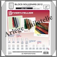 FRANCE - Jeu SC - Blocs Souvenirs - Anne 2012 - Avec Pochettes (83112)