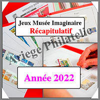 Jeux YVERT et TELLIER - Muse Imaginaire - Rcapitulatif - Anne 2022