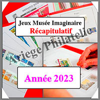Jeux YVERT et TELLIER - Muse Imaginaire - Rcapitulatif - Anne 2023