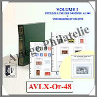 ALBUM AV FRANCE Primprim - Volume 1 - LUXE - 1849  1948 (AVLX-OR-48)