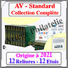 ALBUM AV FRANCE Primprim - Volumes 1  12 - STANDARD - 1849  2021 (AVST-COMP21) Av-Editions