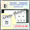 ALBUM AV FRANCE Primprim - Volume 1 - STANDARD - 1849  1948 (AVST-OR-48) Av-Editions