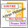 FRANCE 2018 - Jeu LOUVRE - Blocs Spciaux (FF18BF) Crs