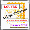 FRANCE 2018 - Jeu LOUVRE - Complment Carnets (FF18bis) Crs