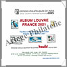 FRANCE 2021 - Jeu LOUVRE - Timbres Courants et Blocs (FF21) Crs
