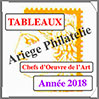 FRANCE 2018 - Jeu CHEFS d'OEUVRE de l'ART - Tableaux (FIS18) Crs