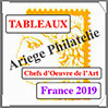 FRANCE 2019 - Jeu CHEFS d'OEUVRE de l'ART - Tableaux (FIS19) Crs