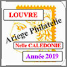 NOUVELLE CALEDONIE 2019 - Jeu LOUVRE - Timbres Courants et Blocs (FNCA19) Crs