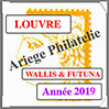 WALLIS et FUTUNA  2019 - Jeu LOUVRE - Timbres Courants et Blocs (FWF19) Crs
