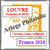 FRANCE 2016 - Jeu de Pochettes HAWID - Complment Carnets (HBA16bis) Crs