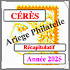 CERES - R�capitulatif - Ann�e 2025 C�r�s