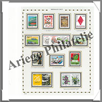 MONACO 2025 - Jeu PRINCESSE - Timbres Courants (MF25)