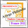 FRANCE 2011 - Jeu PRESIDENCE - Timbres Courants (PF11) Crs
