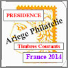 FRANCE 2014 - Jeu PRESIDENCE - Timbres Courants (PF14) Crs