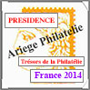 FRANCE 2014 - Jeu PRESIDENCE - 10 Feuillets Trsors de la Philatlie (PF14TR) Crs