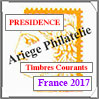 FRANCE 2017 - Jeu PRESIDENCE - Timbres Courants (PF17) Crs