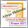 FRANCE 2017 - Jeu PRESIDENCE - 11 Feuillets Trsors de la Philatlie (PF17TR) Crs
