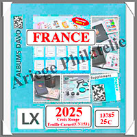 FRANCE 2025 - Bloc Croix-Rouge - AVEC Pochettes 13785-25C)