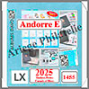 ANDORRE Espagnol 2025 - Ann�e Compl�te - AVEC Pochettes (1455) Davo