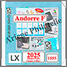 ANDORRE Fran�ais 2025 - Ann�e Compl�te - AVEC Pochettes (1555) Davo