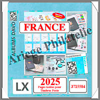 FRANCE 2025 + Reliure XIV et Boitier  - 1 er Semestre - 1ace - AVEC Pochettes (37155-XIV)