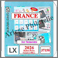 FRANCE 2026 - 1 er Semestre - AVEC Pochettes (37156 - 1ace/1)