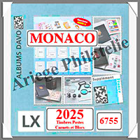 MONACO 2025 - Ann�e Compl�te - AVEC Pochettes - AVEC Reliure ALBERT II N�3  (6755-3)