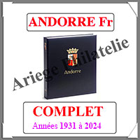 ANDORRE Franais Luxe - Pays COMPLET- 1931  2024 - AVEC Pochettes (ANDF-COMPLET)