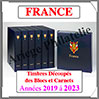 FRANCE Luxe - Album Timbres Dcoups des Blocs et Carnets - 2019  2023 - AVEC Pochettes (FR-ALB-1B-3) Davo