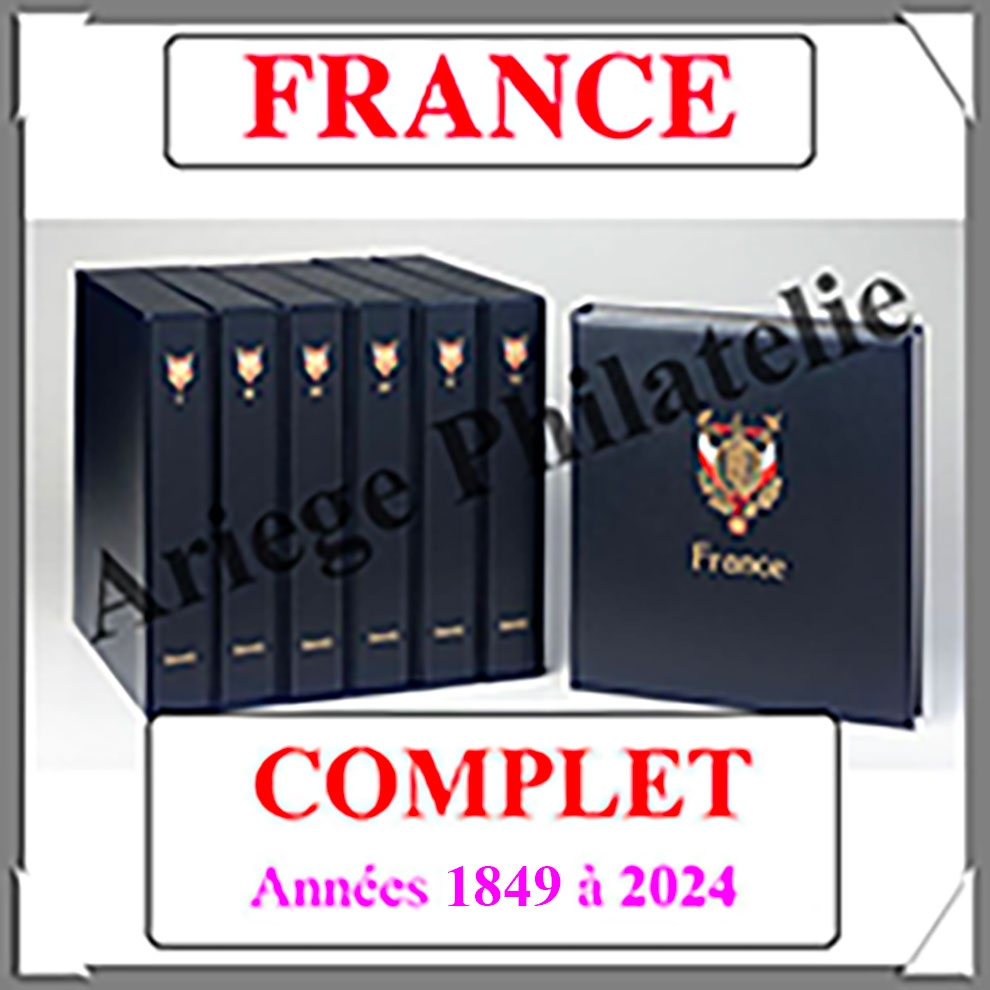 FRANCE Luxe - Pays COMPLET - 1849  2024 - AVEC Pochettes (FR-COMPLET) Davo