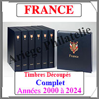 FRANCE Luxe - Album TIMBRES DECOUPES - COMPLET - 2000  2024 - AVEC Pochettes (FR-LX-DECOUP-COMPLET)