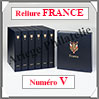 RELIURE LUXE - FRANCE N V et Boitier Assorti (FR-LX-REL-V Davo