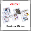 Feuilles ORION 2 -  En CARTON - 2 Bandes de 124 mm - Paquet de 5 Feuilles (ORION2 ou 327315) Kab