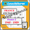 FEUILLES FRANCE SF Primprimes - 1945  1959 (307094 ou 15/2SF) Leuchtturm