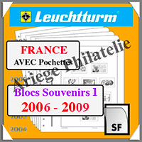 FEUILLES FRANCE SF Pr�imprim�es - Blocs Souvenirs : 2006 � 2009 (313660 ou 15BS1SF)