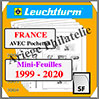 FEUILLES FRANCE SF Primprimes - Mini-Feuilles : 1999  2020 (323935 ou 15KSF) Leuchtturm