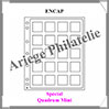 Pages GRANDE ENCAP - 20 Cases - Spcial Quadrum Mini - Set de 2 Pages Transparentes (360060 ou ENCAPQM38) Leuchtturm