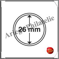 CAPSULES pour PIECES de 26 mm - Boite de 10 (309404 ou GRIPS26)
