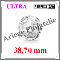 CAPSULES ULTRA PERFECT FIT- 1 OZ Kruggerrand Argent - Afrique du Sud - Boite de 10 (365298 ou GRIPSP39SU)