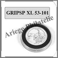 CAPSULES XL pour MONNAIES ou MEDAILLES de 53  101 mm - L'Unit (347616  ou GRIPSPX1016)