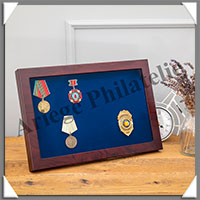 Vitrine HONOR - Prsentation de Mdailles (367505 ou HMKMILITARIA)