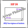 POCHETTES de Protection - HP 50 - PPJ Norvgiens ou Sudois - 125x187 mm - Paquet de 50 (326013  ou HP50) Leuchtturm